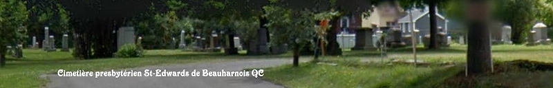 Cimetiere Beauharnois S.Edwards Presbyterian